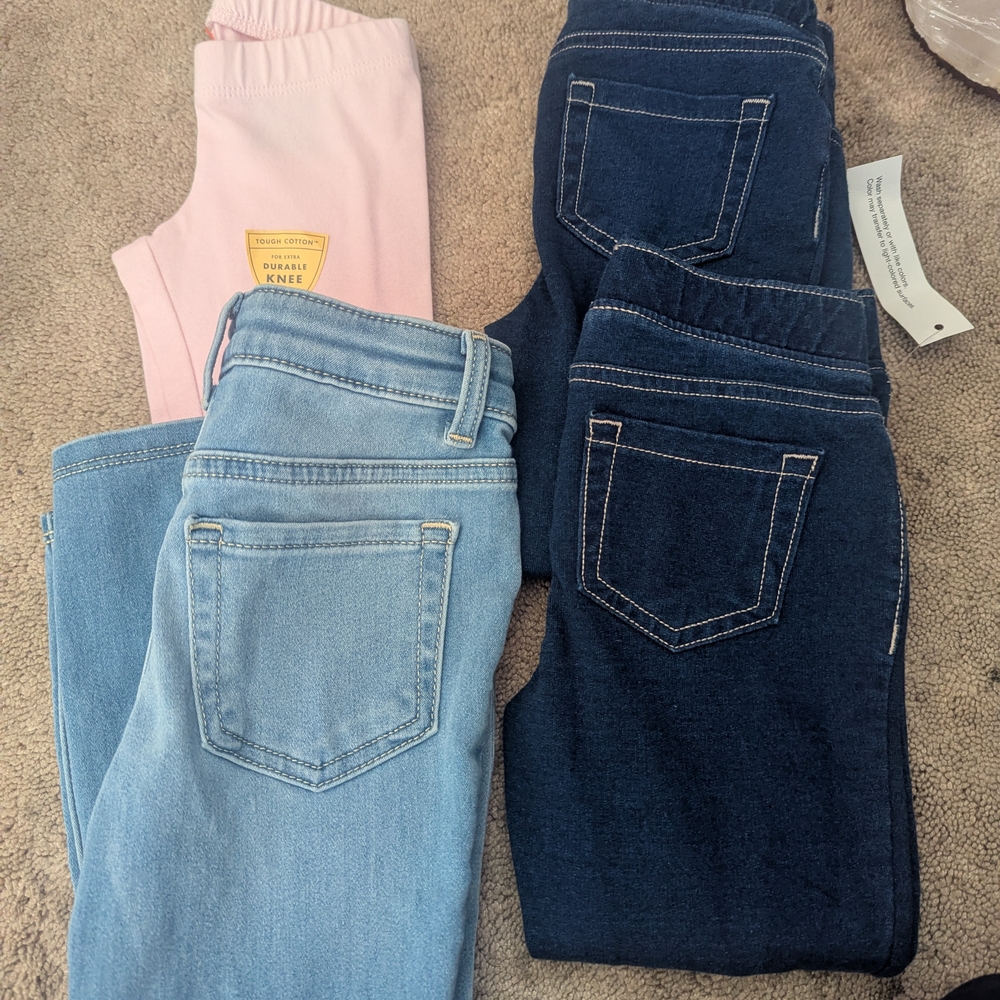 Dark Blue and Light Blue Women's Jeans